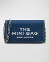 Marc Jacobs The Denim Chain Dark Wash Mini Cross-body Bag In Dark Wash