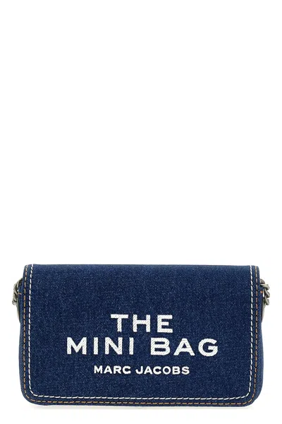 MARC JACOBS MARC JACOBS 'THE DENIM CHAIN MINI' CROSSBODY BAG