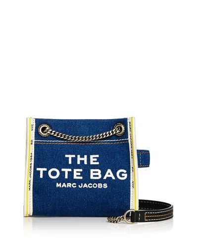 MARC JACOBS THE DENIM CHAIN CROSSBODY TOTE BAG