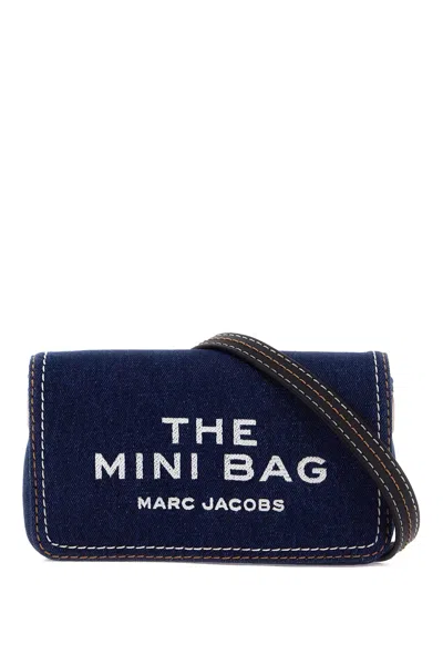 Marc Jacobs The Denim Chain Mini Shoulder Bag In Dark Wash (blue)