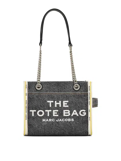 MARC JACOBS THE DENIM CHAIN SMALL TOTE BAG