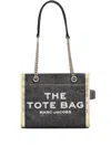 Marc Jacobs The Denim Chain Crossbody Tote Crossbody Bags In Gray