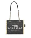 Marc Jacobs The Denim Chain Crossbody Bag In Black Wash