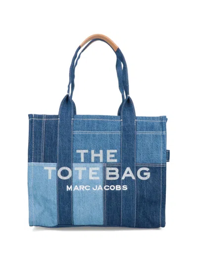 Marc Jacobs 'the Denim Large' Bag In Blue
