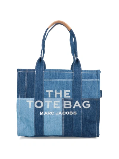 Marc Jacobs 'the Denim Large' Bag In Blue