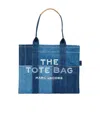 Marc Jacobs The Denim Large Tote Bag In Blue