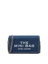 Marc Jacobs The Denim Chain Dark Wash Mini Cross-body Bag In Dark Wash