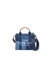Marc Jacobs The Small Denim Tote Bag In 422