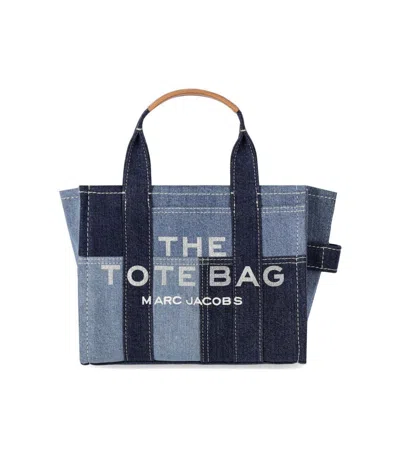 Marc Jacobs The Denim Small Tote Handbag In Blue