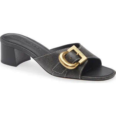 Marc Jacobs The Doll Buckle Slide Sandal In Multi