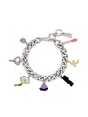 Marc Jacobs The Dollhouse Charm Bracelet In Metallic