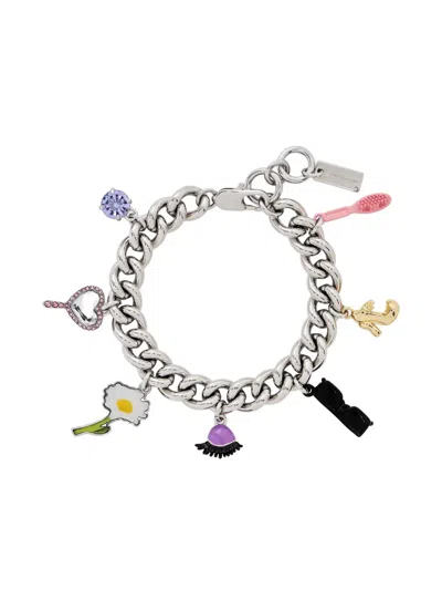 Marc Jacobs The Dollhouse Charm Bracelet In Silver