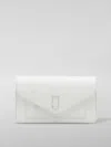 Marc Jacobs The Double J Wallet Bag In Saffiano Leather In White