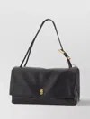 Marc Jacobs The Double Top Handle Leather Bag In Black