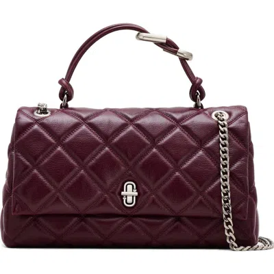 MARC JACOBS MARC JACOBS THE DUAL CHAIN DIAMOND QUILTED CONVERTIBLE LEATHER SHOULDER BAG
