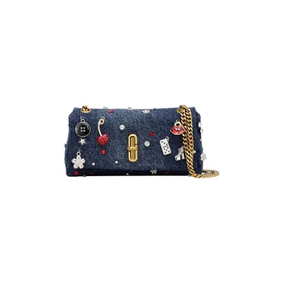 Pre-owned Marc Jacobs The Dual Chain Mini Bag 'medium Wash' | Blue | Women's Size Onesize