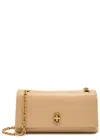 Marc Jacobs The Dual Chain Mini Leather Shoulder Bag In Camel