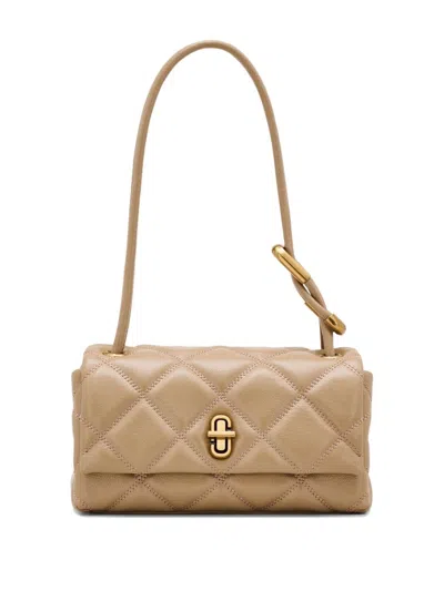 MARC JACOBS MARC JACOBS THE DUAL CHAIN MINI LEATHER SHOULDER BAG