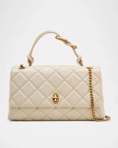 Marc Jacobs The Dual Chain Shoulder Bag In Cloud White