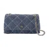 Marc Jacobs The Dual Chain Wallet On Chain - Cotton - Blue In Gray