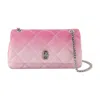 Marc Jacobs The Dual Chain Wallet On Chain - Leather - Pink In Pink