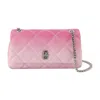 Marc Jacobs The Dual Chain Wallet On Chain In Pink