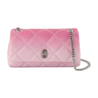 Marc Jacobs The Dual Chain Wallet On Chain In Pink