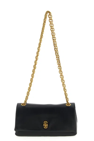 MARC JACOBS THE DUAL CHAIN WALLET SHOULDER BAGS BLACK