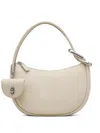Marc Jacobs The Crescent Leather Shoulder Bag In White