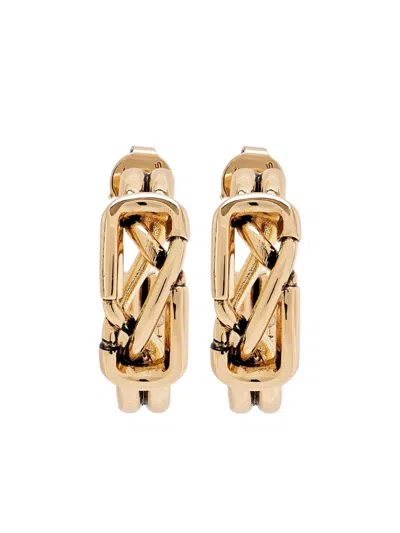 Marc Jacobs The Dual Hoop Earrings In Gold