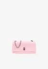 Marc Jacobs The Dual Leather Chain Wallet In Pink