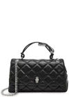 Marc Jacobs Medium The Quilted Dual Convertible Shoulder Bag In Black