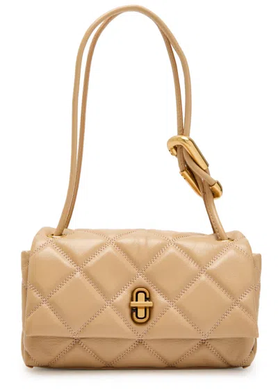 Marc Jacobs The Dual Mini Leather Shoulder Bag In Brown