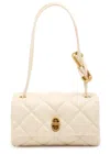 Marc Jacobs The Dual Mini Leather Shoulder Bag In White