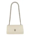 Marc Jacobs Dual Chain Wallet In Soft White Nappa Leather In White
