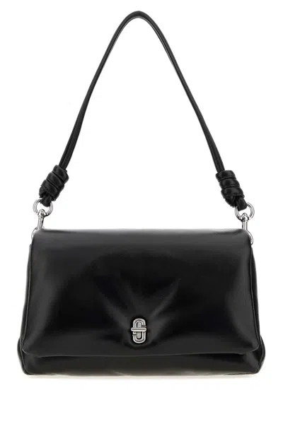 MARC JACOBS THE DUAL PUFFY LEATHER SHOULDER HANDBAG, 28 CM