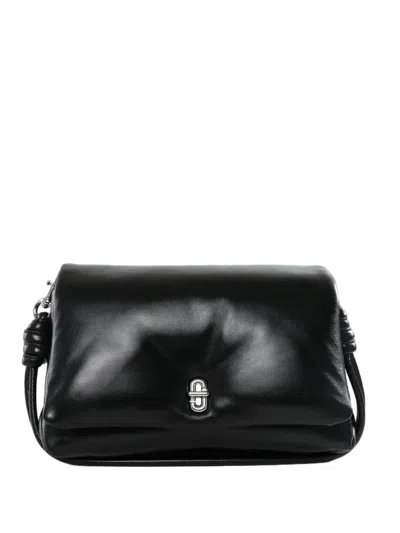 Marc Jacobs The Dual Puffy Shoulder Bag In Black