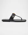 Marc Jacobs The Dual T Sandals In Black