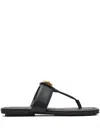 Marc Jacobs The Dual T Sandals In Black