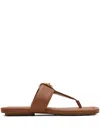 Marc Jacobs The Dual T Sandals In Brown