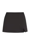 Marc Jacobs Duchess Satin Skirt In Black