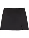 Marc Jacobs Duchess Satin Skirt In Black