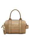 Marc Jacobs The Duffle Leather Mini Duffle Bag In Camel