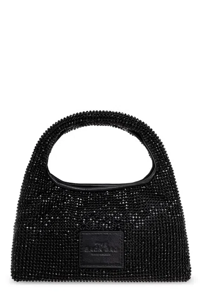 Marc Jacobs The Embellished Mini Sack Bag In Black