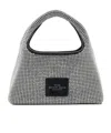 Marc Jacobs The Sack Crystal Embellished Mini Hobo Bag In Black