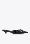 Marc Jacobs The Emma Kitten-heel Mules In Black