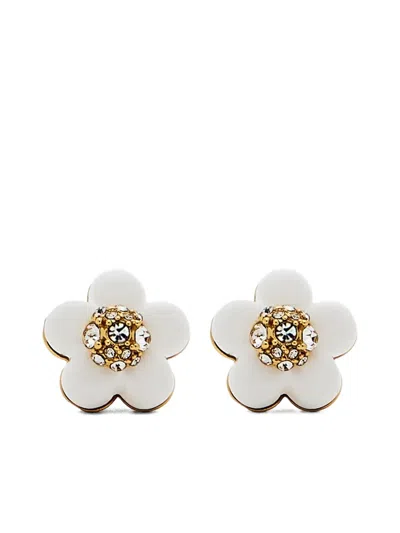 MARC JACOBS THE ENAMEL WILD DAISY STUD EARRINGS