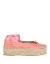 Marc Jacobs The Espadrille Mouse Woman Espadrilles Pink Size 8 Soft Leather