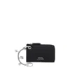 Marc Jacobs The Everyday Top Zip Charm Wallet In Black