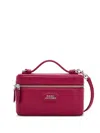 Marc Jacobs The Vanity Bag Pink Crossbody Bag With Removable Shoulder Strap And Logo Lettering On The Front In L